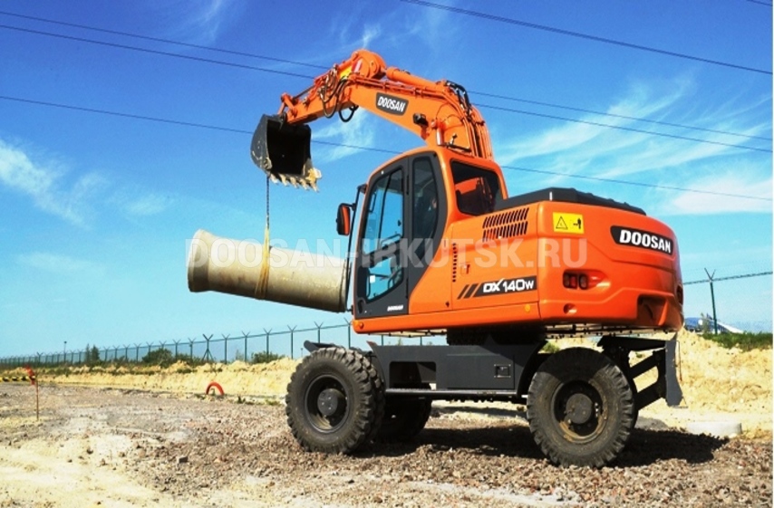 Колесный экскаватор DOOSAN DX 140 W