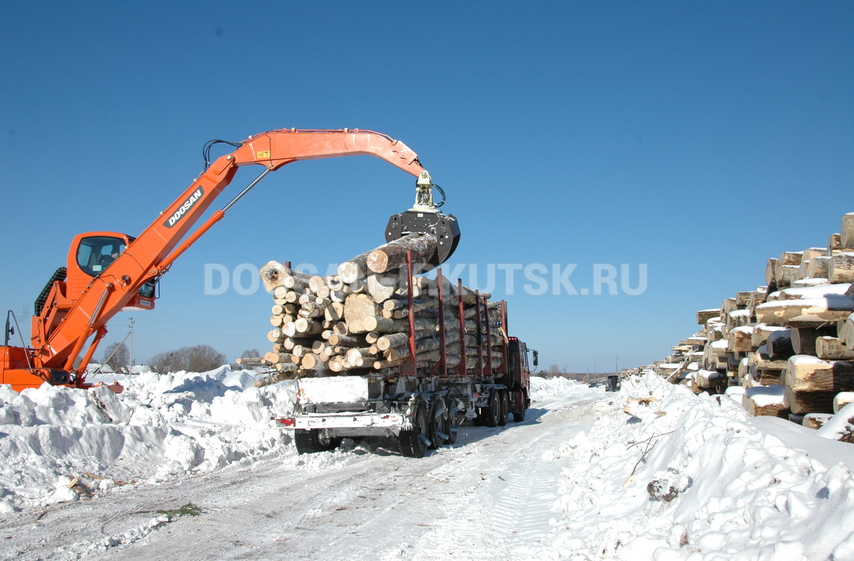 Бревноперегружатель гусеничный DOOSAN DX 225 LCA