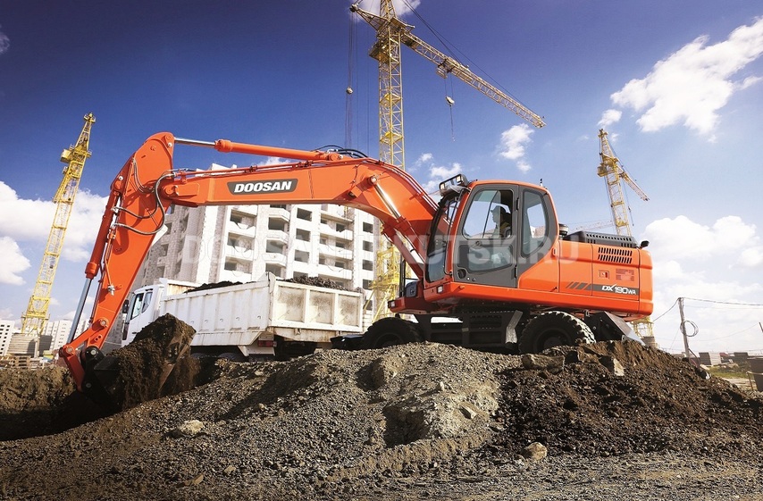 Бревноперегружатель колесный DOOSAN DX 190 WA