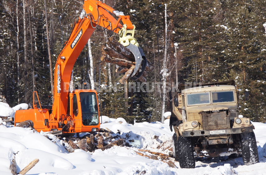 Бревноперегружатель колесный DOOSAN DX 210 WA