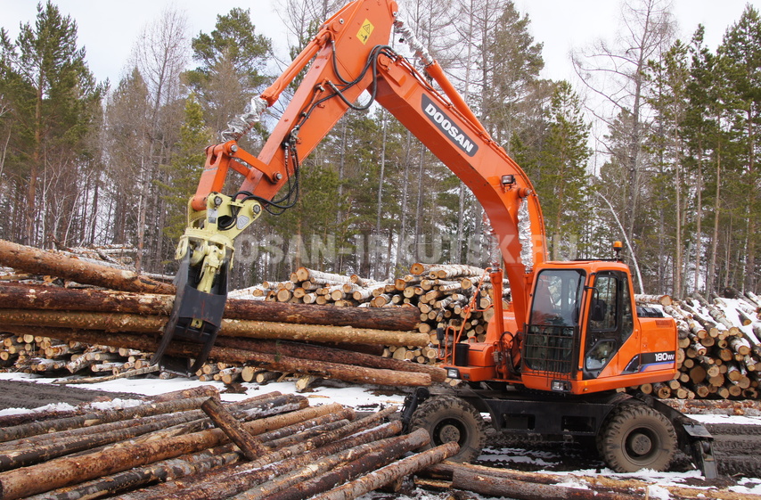 Бревноперегружатель колесный DOOSAN DX 210 WA